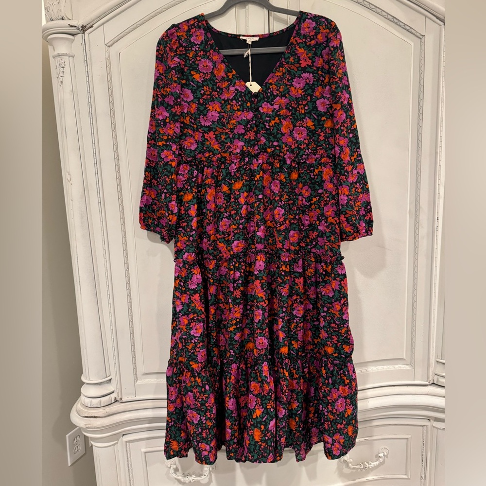 Jodifl floral midi dress